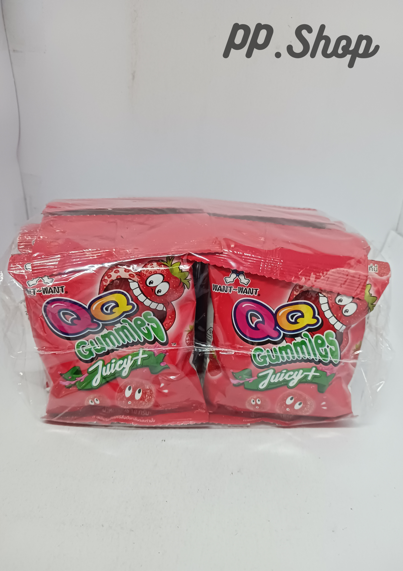 คิวคิวกัมมีจูชซี่พลัสสตรอว์เบอร์รี่ 5 บาท