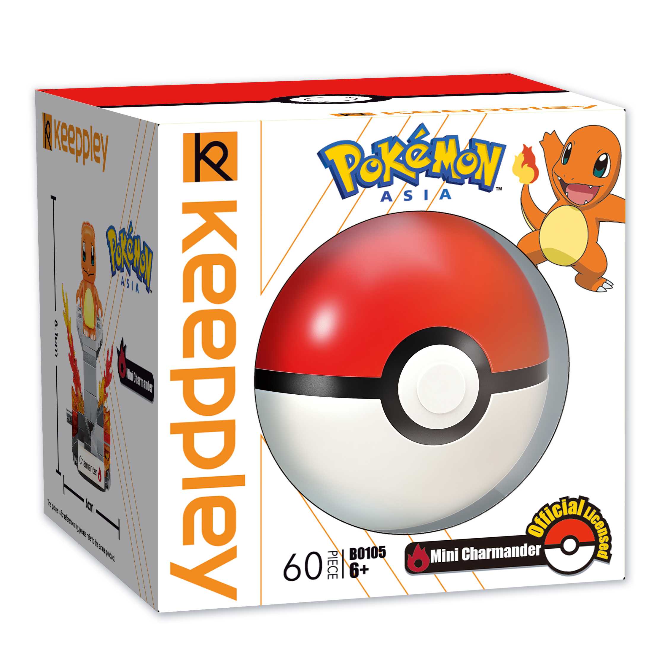 Keeppley Mini Charmander - B0105 - ตัวต่อพลาสติก รุ่นมินิชาร์มันเดอร์
