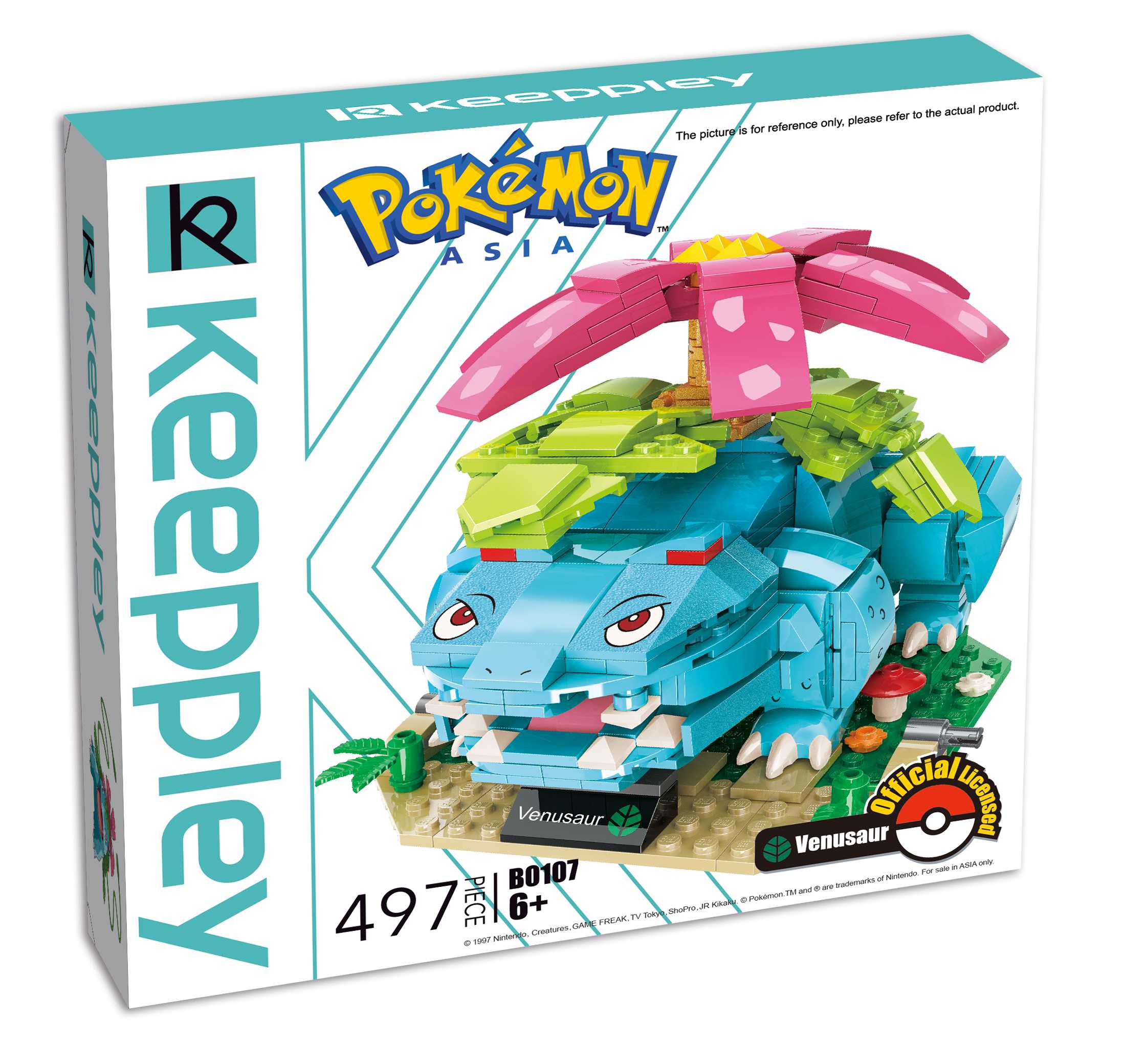 Keeppley Venusaur - B0107 - ตัวต่อพลาสติก รุ่นเวนูซอร์