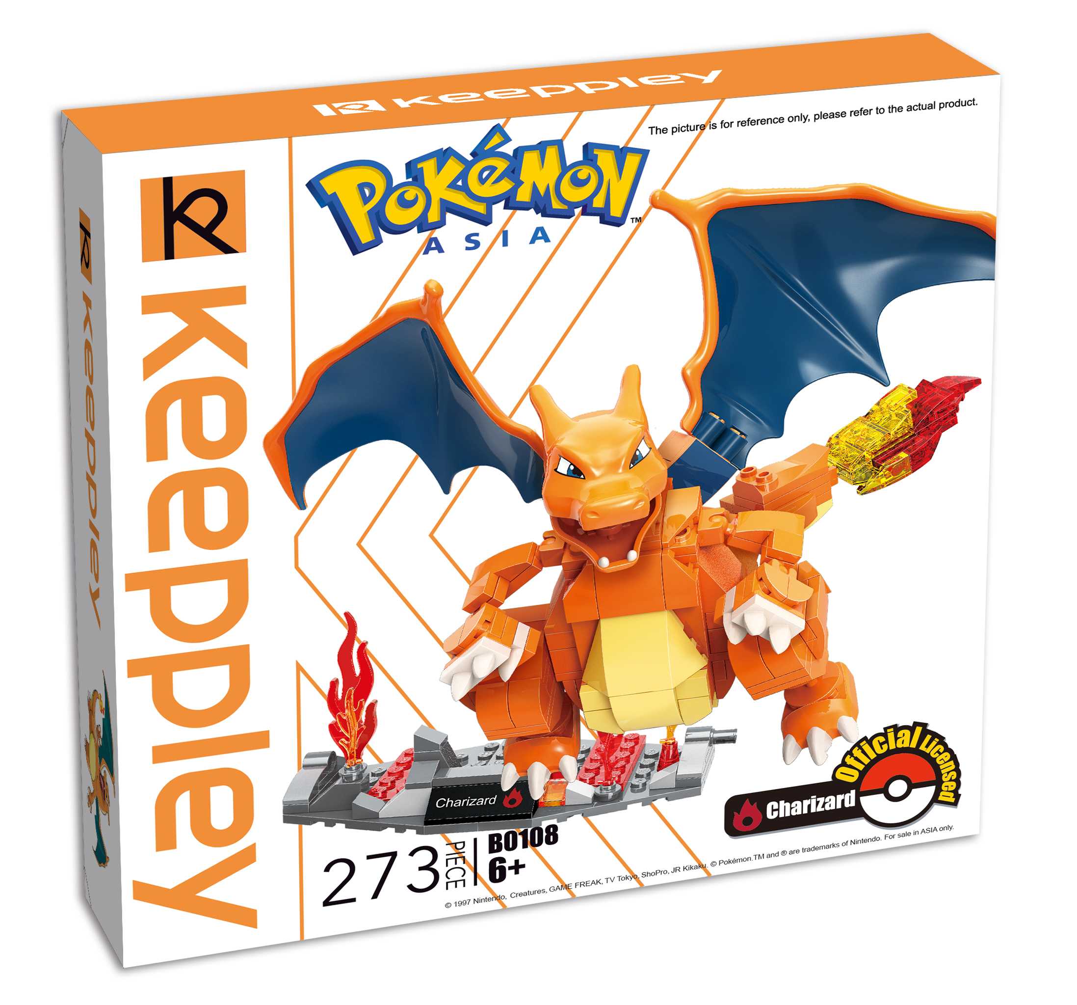 Keeppley Charizard - B0108 - ตัวต่อพลาสติก รุ่นชาริซาร์ด