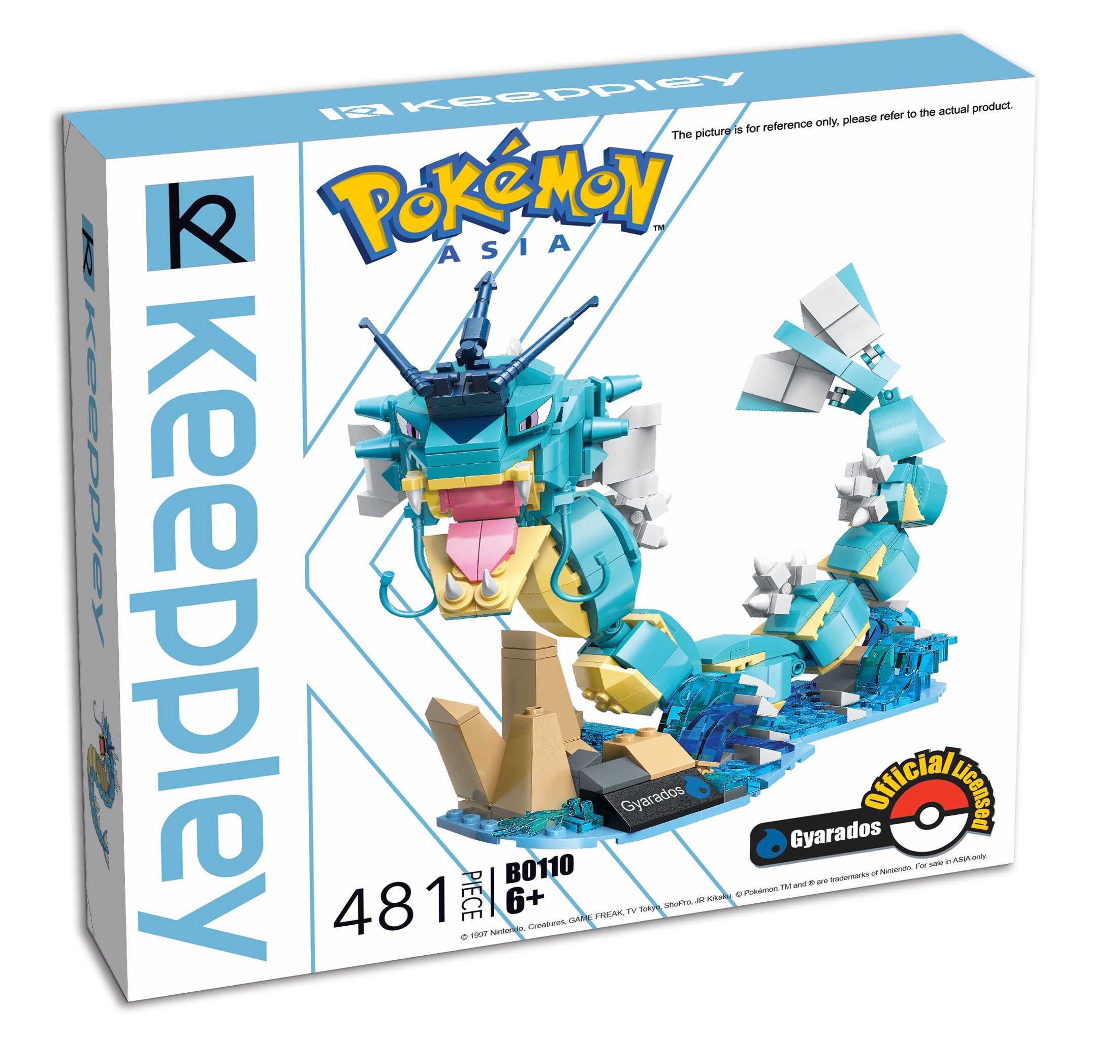 Keeppley Gyarados - B0110 - ตัวต่อพลาสติก รุ่นเกียราดอส