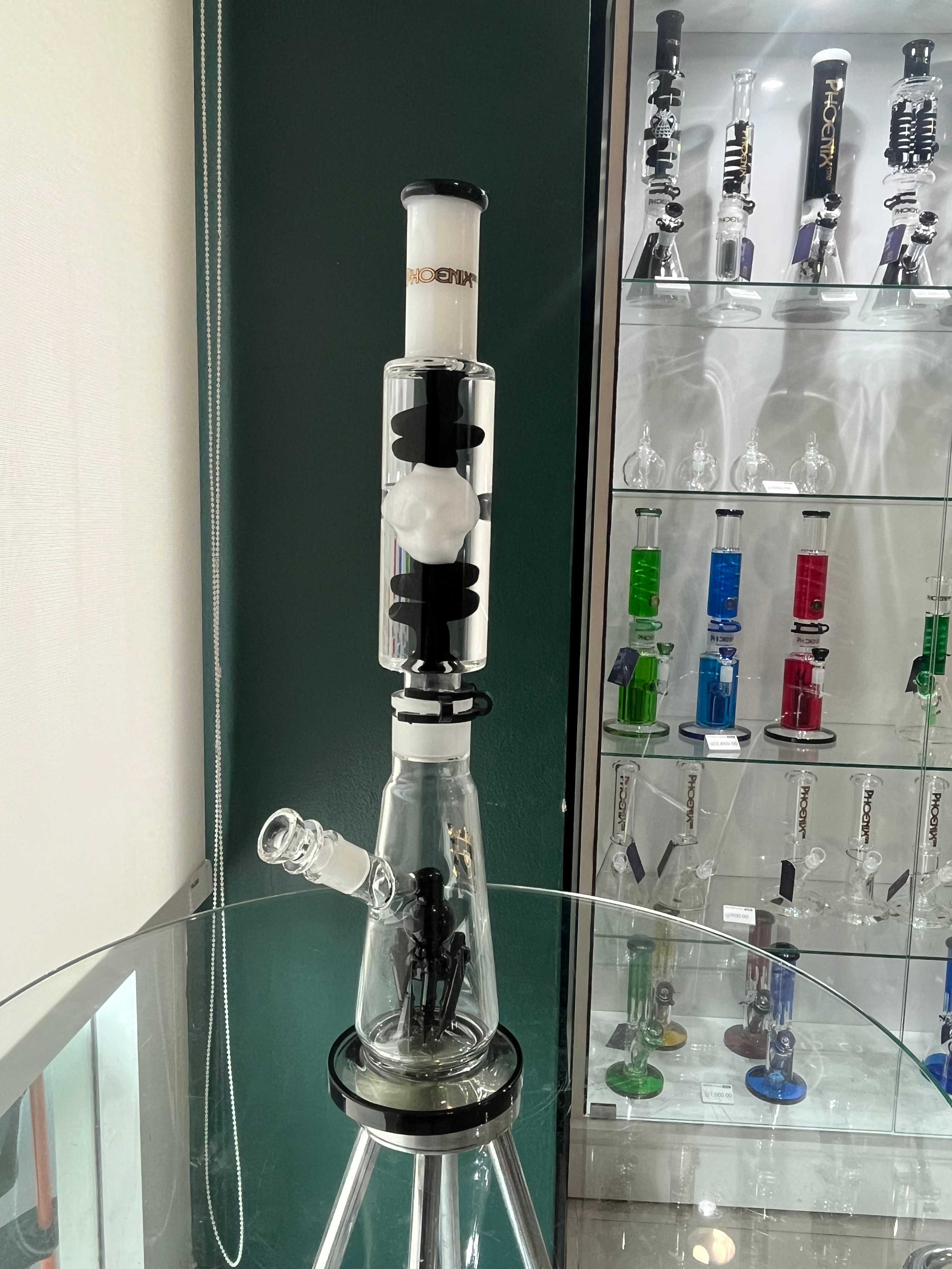 บ้องแก้ว Phoenix Star PHX455 with skull freezable coil พร้อมคอยล์เย็น