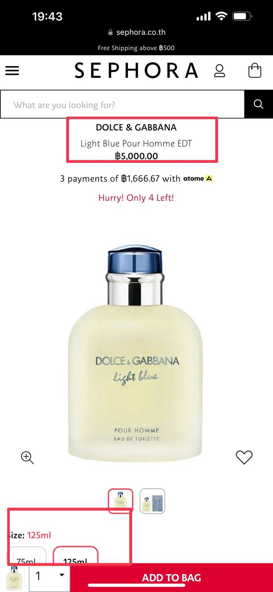 Dolce & Gabbana Light Blue Pour Homme EDT