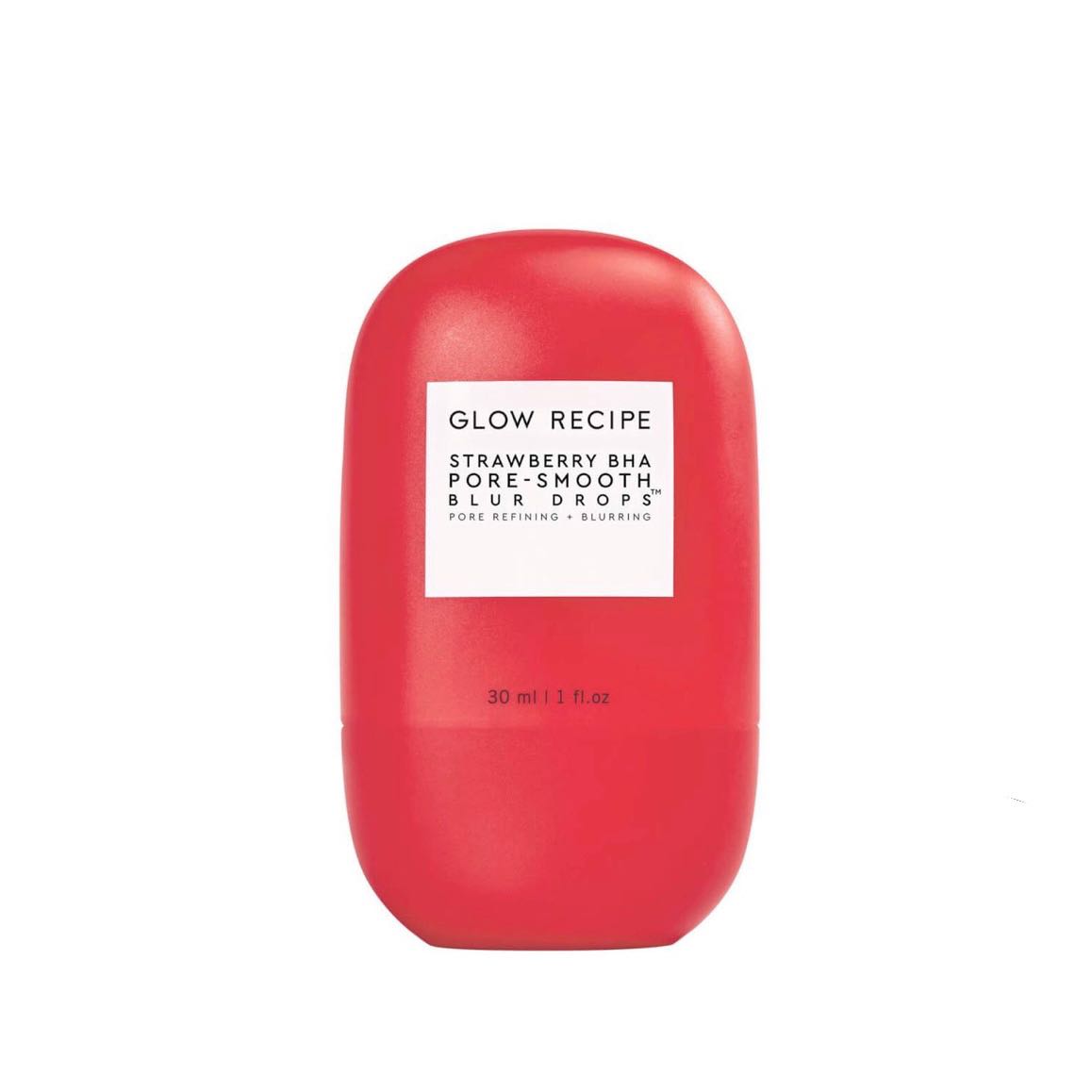 [พร้อมส่ง] GLOW RECIPE Strawberry BHA Pore-Smooth Blur Drops