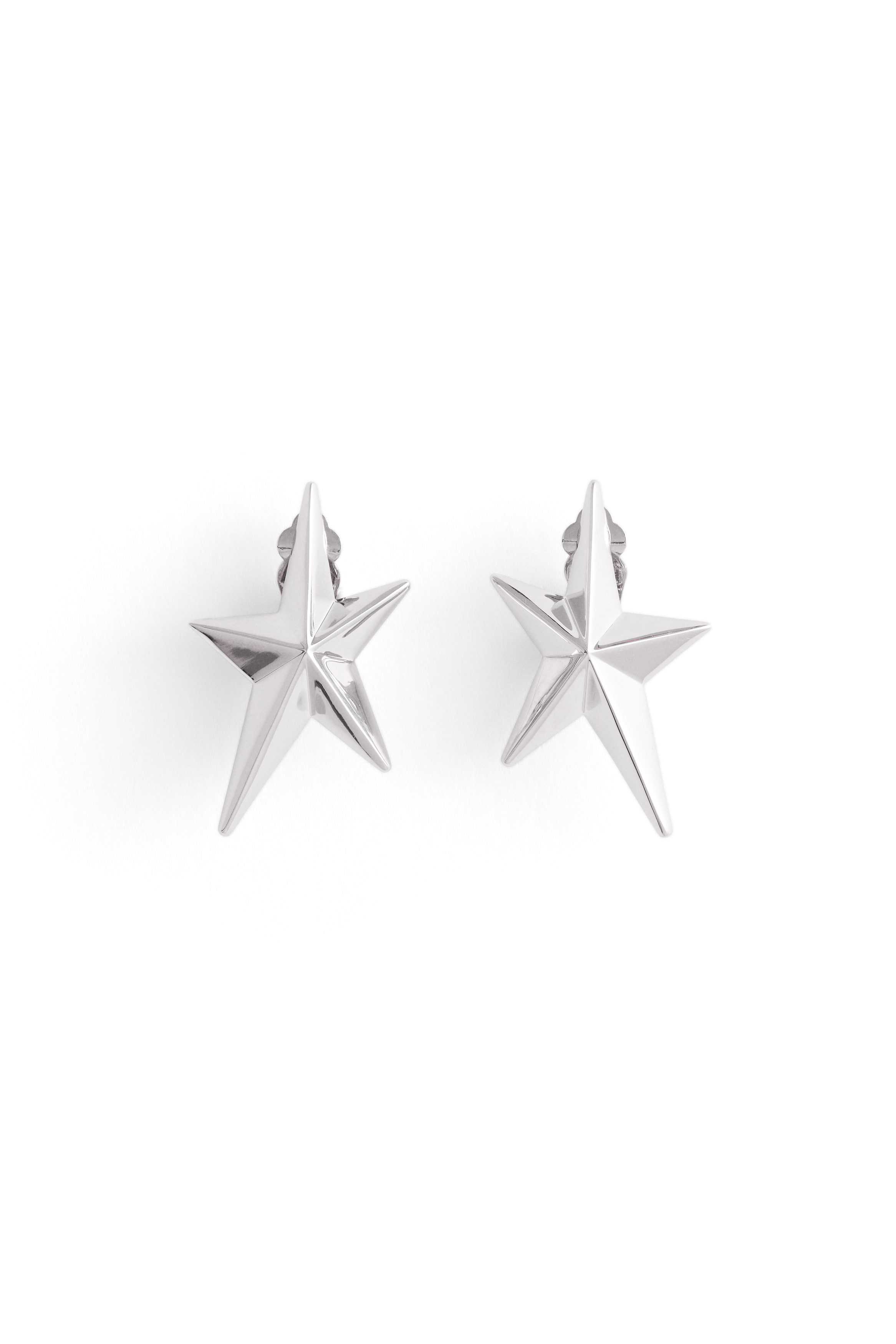 [MUGLER] Star-Shaped Clip Earrings