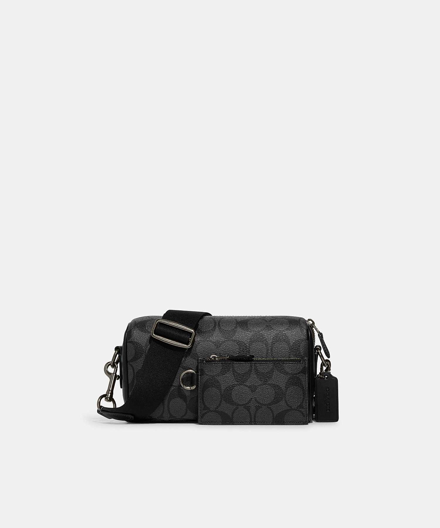 COACH AXEL CROSSBODY IN SIGNATURE CANVAS CJ674 QBO4G