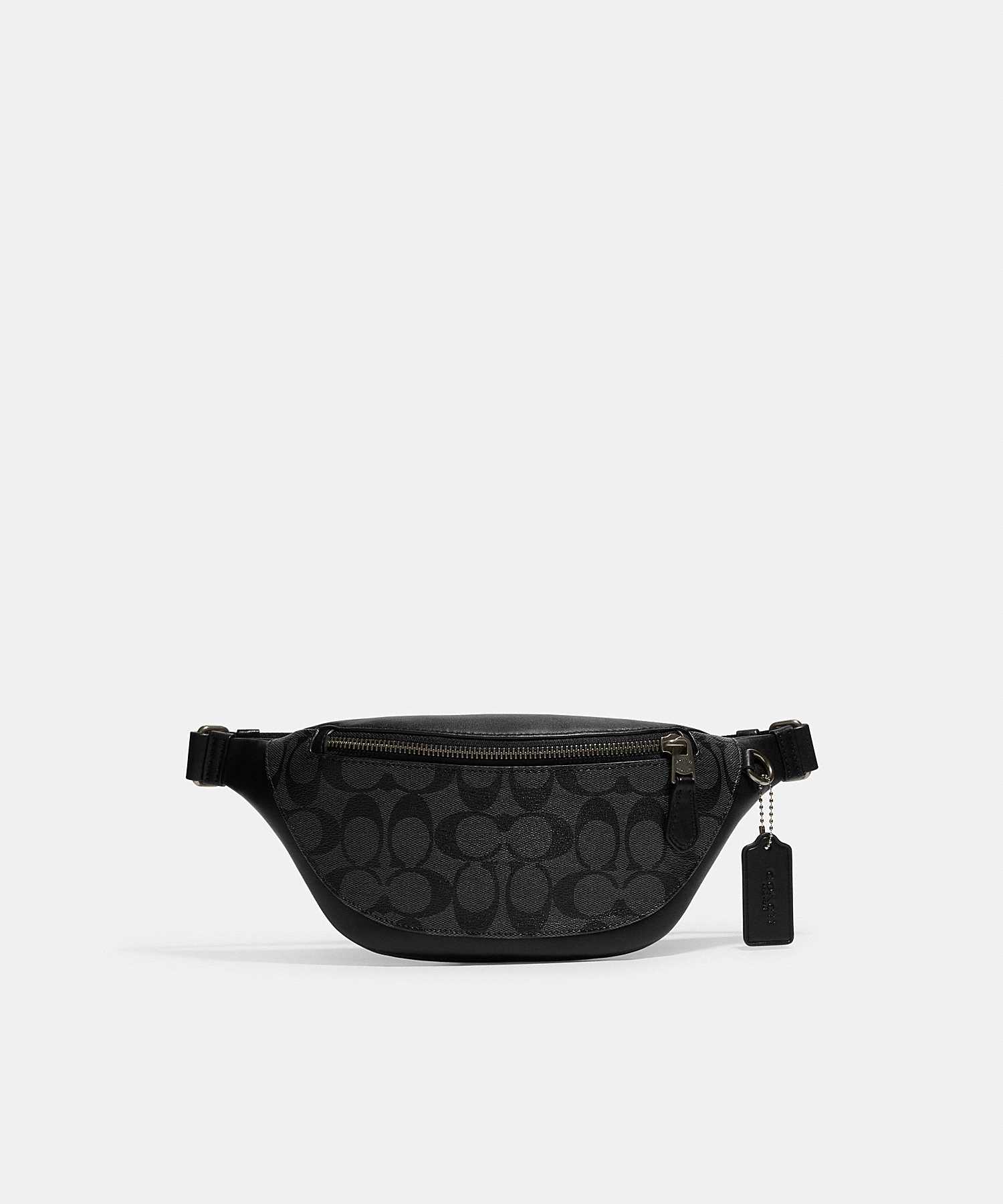 COACH WARREN MINI BELT BAG IN SIGNATURE CANVAS CJ707 QBO4G