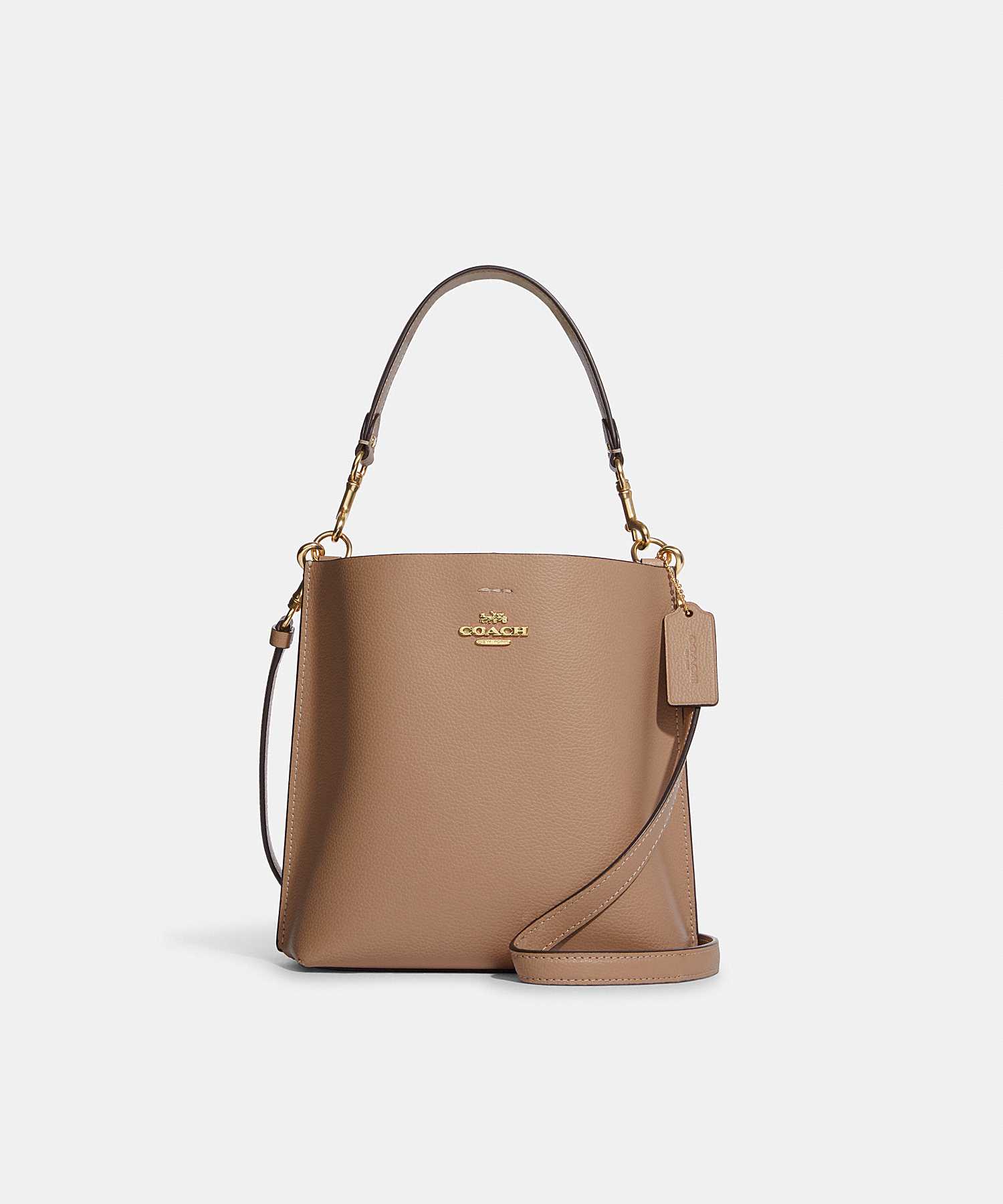 COACH MOLLIE BUCKET BAG 22 CA177 IMTAU LINE SHOPPING