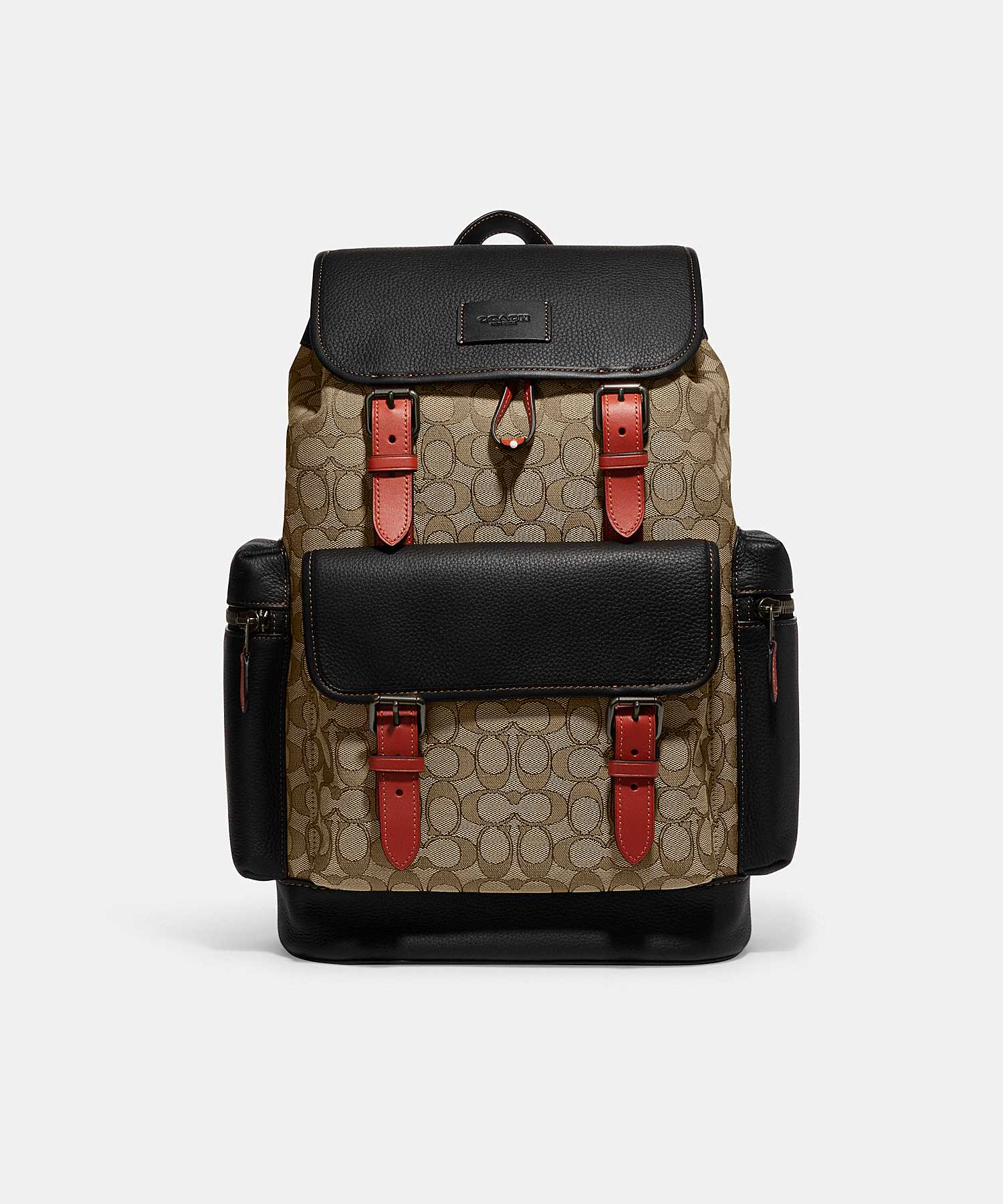 COACH SPRINT BACKPACK IN SIGNATURE JACQUARD CE523 QBV1R