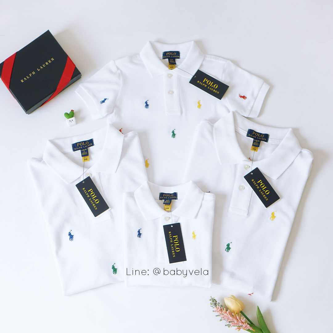 Polo Pony Cotton Mesh Polo Shirt (White)