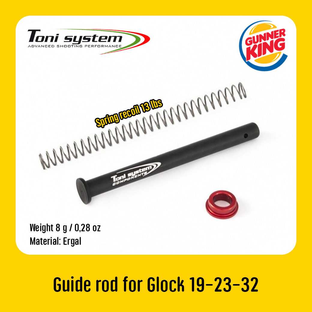 Toni system guide rod for Glock Gen 5