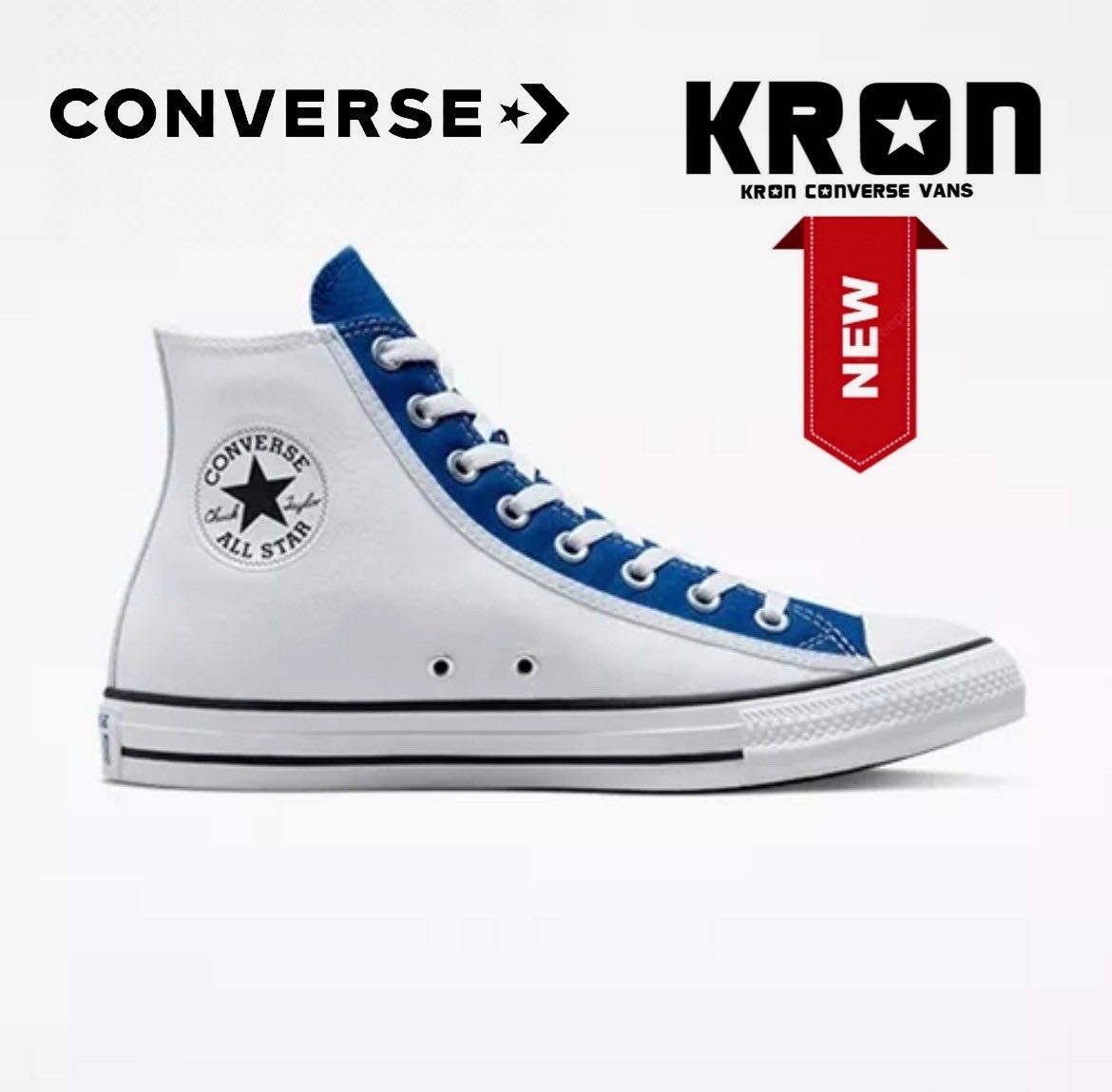 ￼Converse Chuck Taylor All Star Retro Sport Hi | White/Blue 