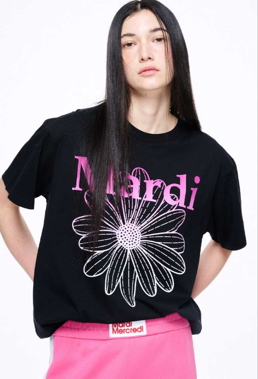 พร้อมส่ง) Mardi Mercredi - T-shirt FLOWERMARD