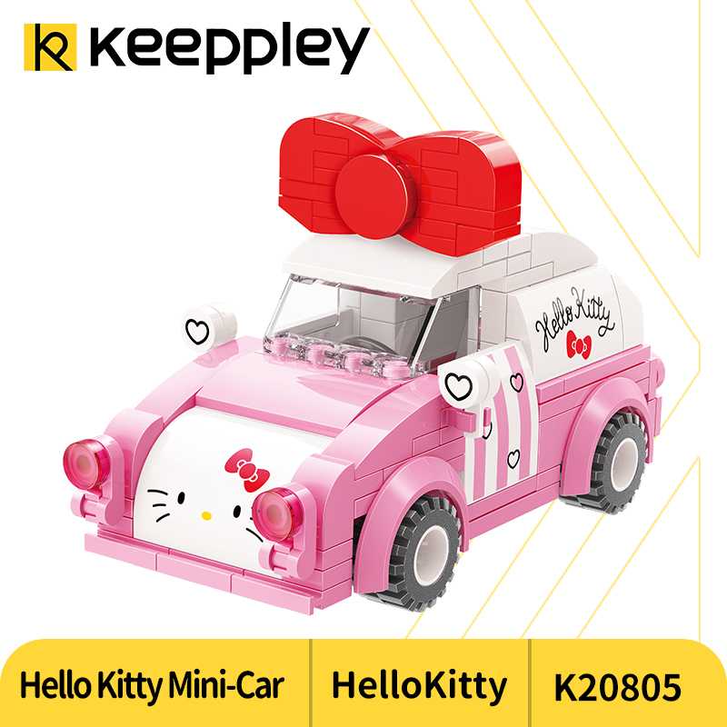 Keeppley Hello Kitty Mini-Car - K20805 - ตัวต่อพลาสติก รุ่นรถเฮลโหล คิตตี้ขนาดเล็ก