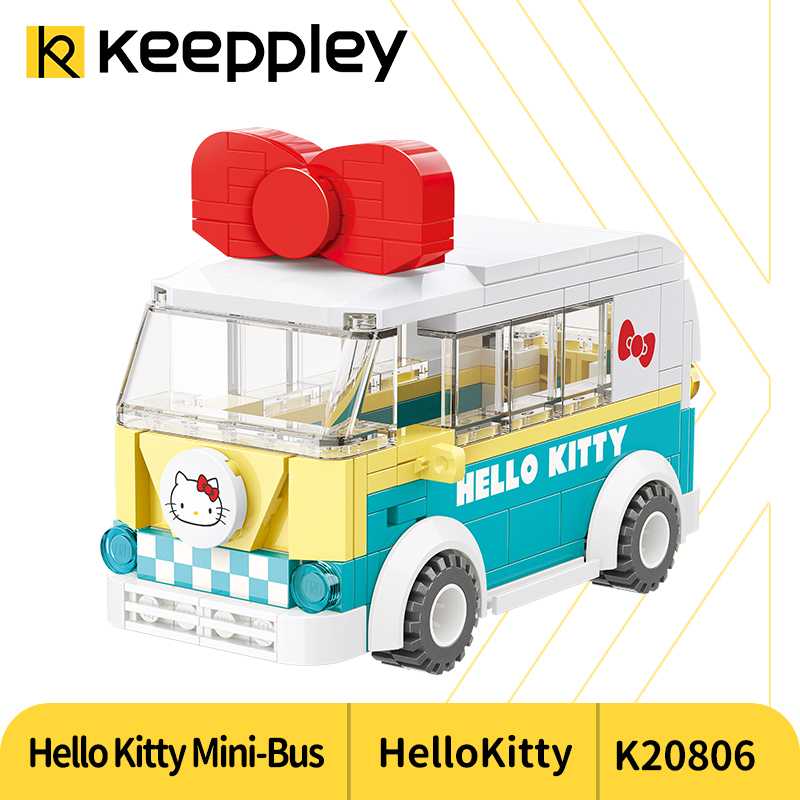 Keeppley Hello Kitty Mini-Bu - K20806 - ตัวต่อพลาสติก รุ่นรถบัสเฮลโหล คิตตี้ขนาดเล็ก