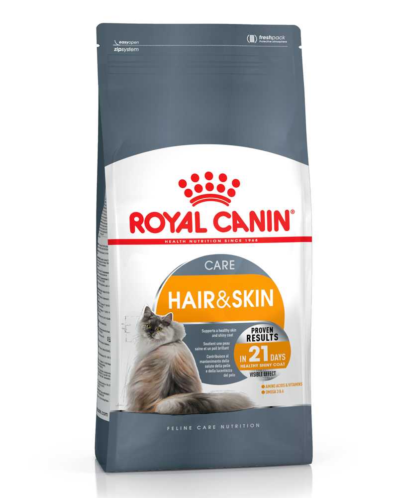 Royal Canin Hair & Skin Care อาหารแมวโตบำรุงขนและผิวหนัง