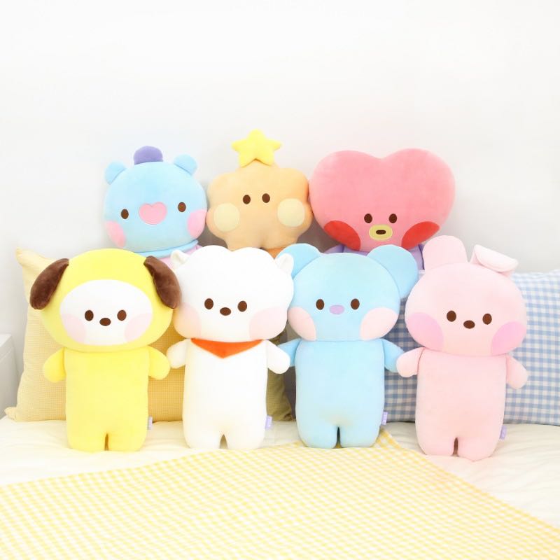 พร้อมส่งที่ไทย🎉ตุ๊กตาตัวยาว Baby BT21 minini SOFT PILLOW ของแท้100%