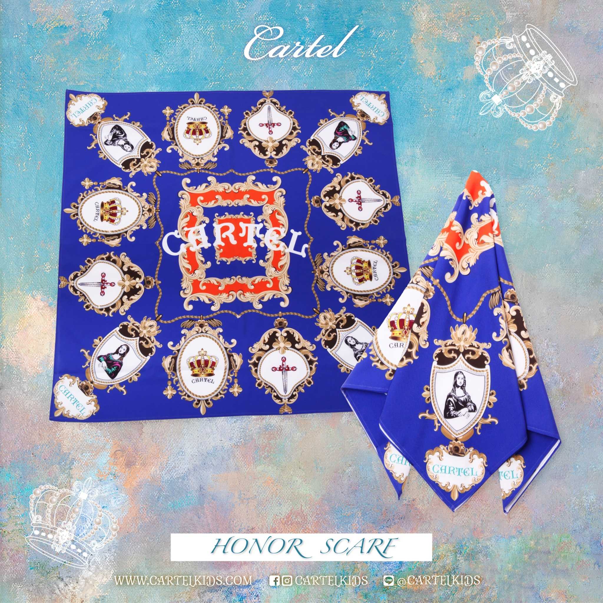 (CL) Item ที่ใส่ได้ทั้งคุณแม่คุณลูก l HONOR SCARF ผ้าพันคอ