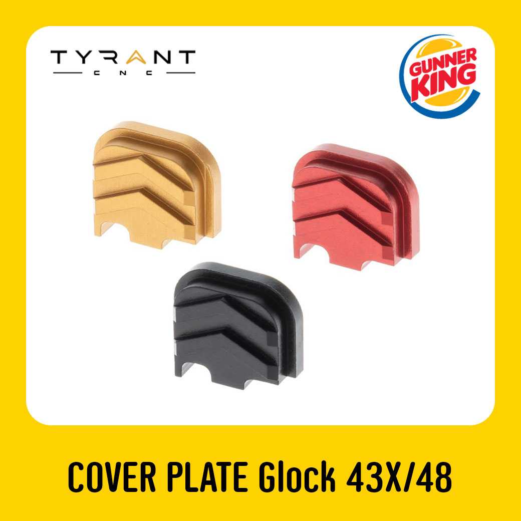 Tyrant cnc Slide Cover Plate Glock 43x/48