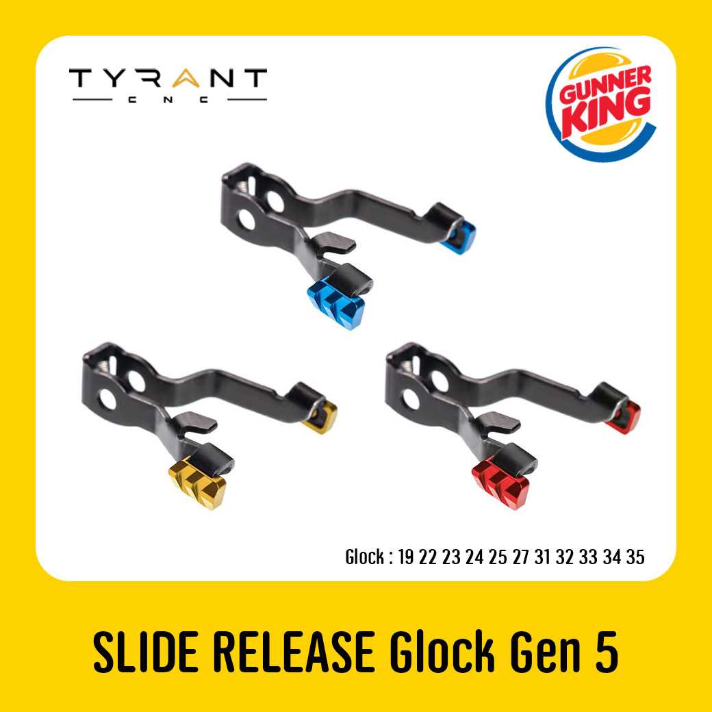 Tyrant cnc Slide Release Glock Gen 5