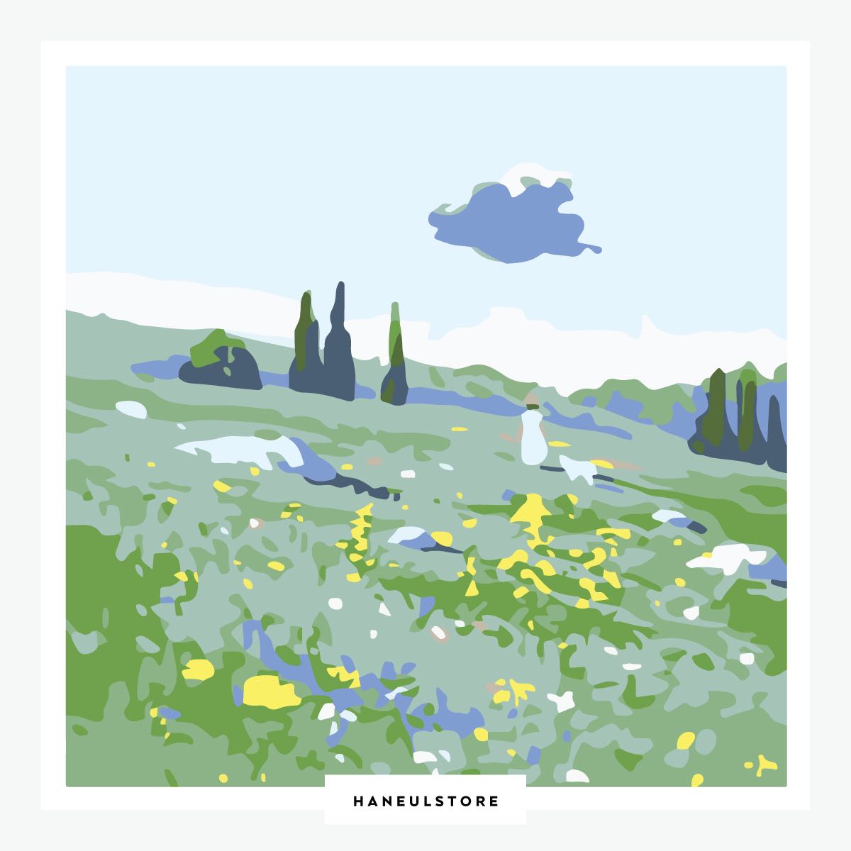 Grassland | Size : 20x20 cm