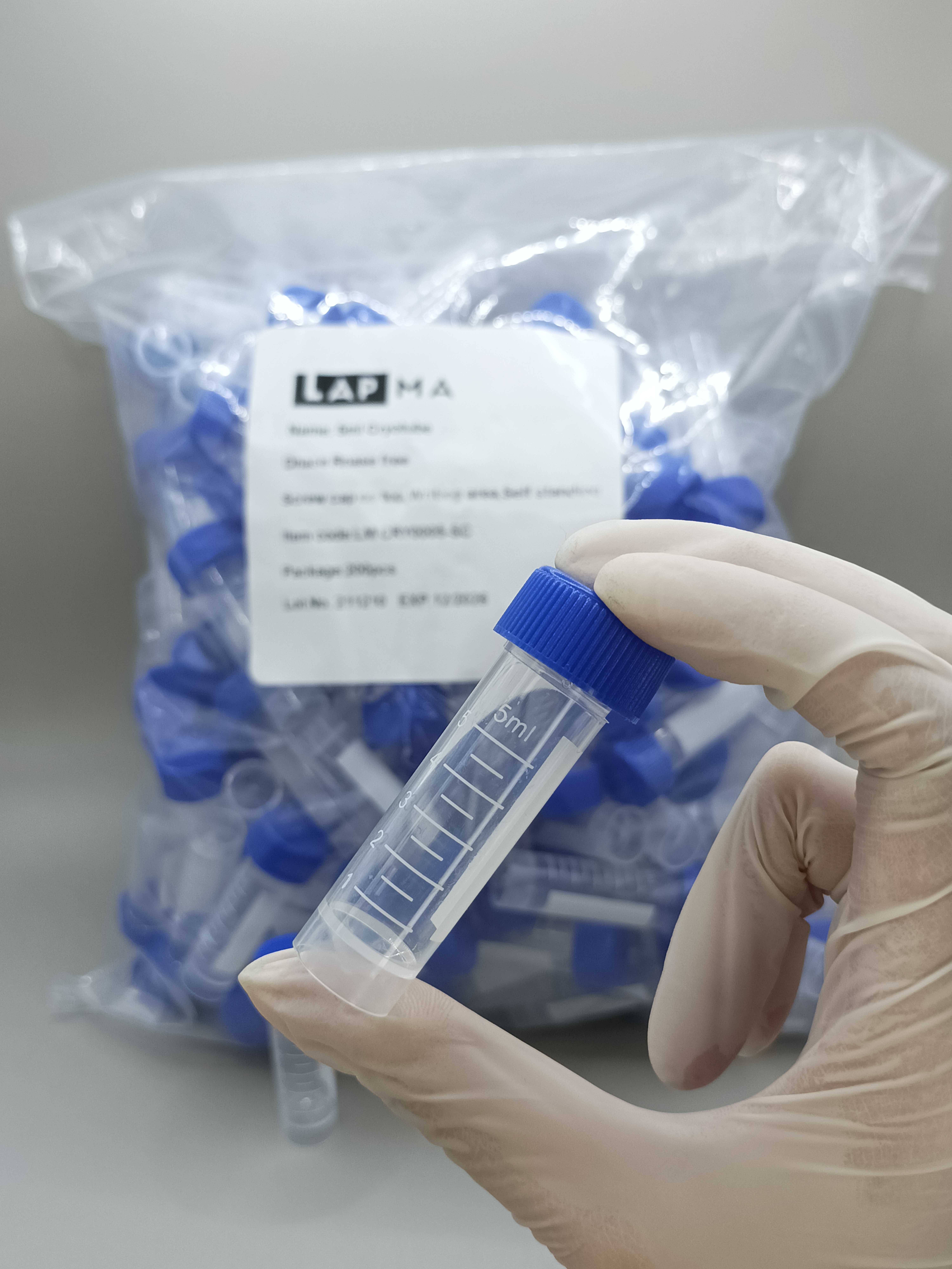 Cryotube 5ml freestand screw cap หลอดเก็บตัวอย่าง ตั้งได้ ขนาด 5 มล.