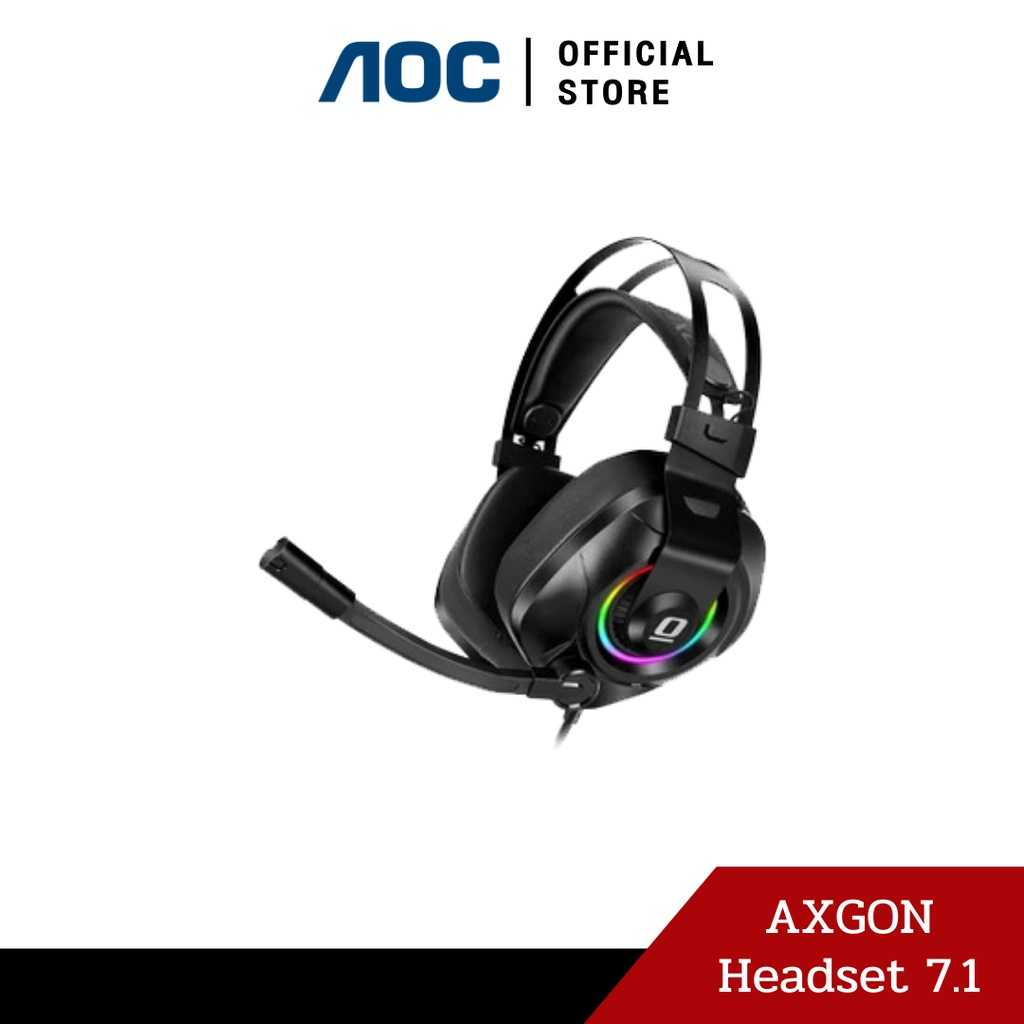 HEADSET (หูฟัง) AXGO (AXGH1V1) Immersive Gaming BLACK (AXGH1V1)