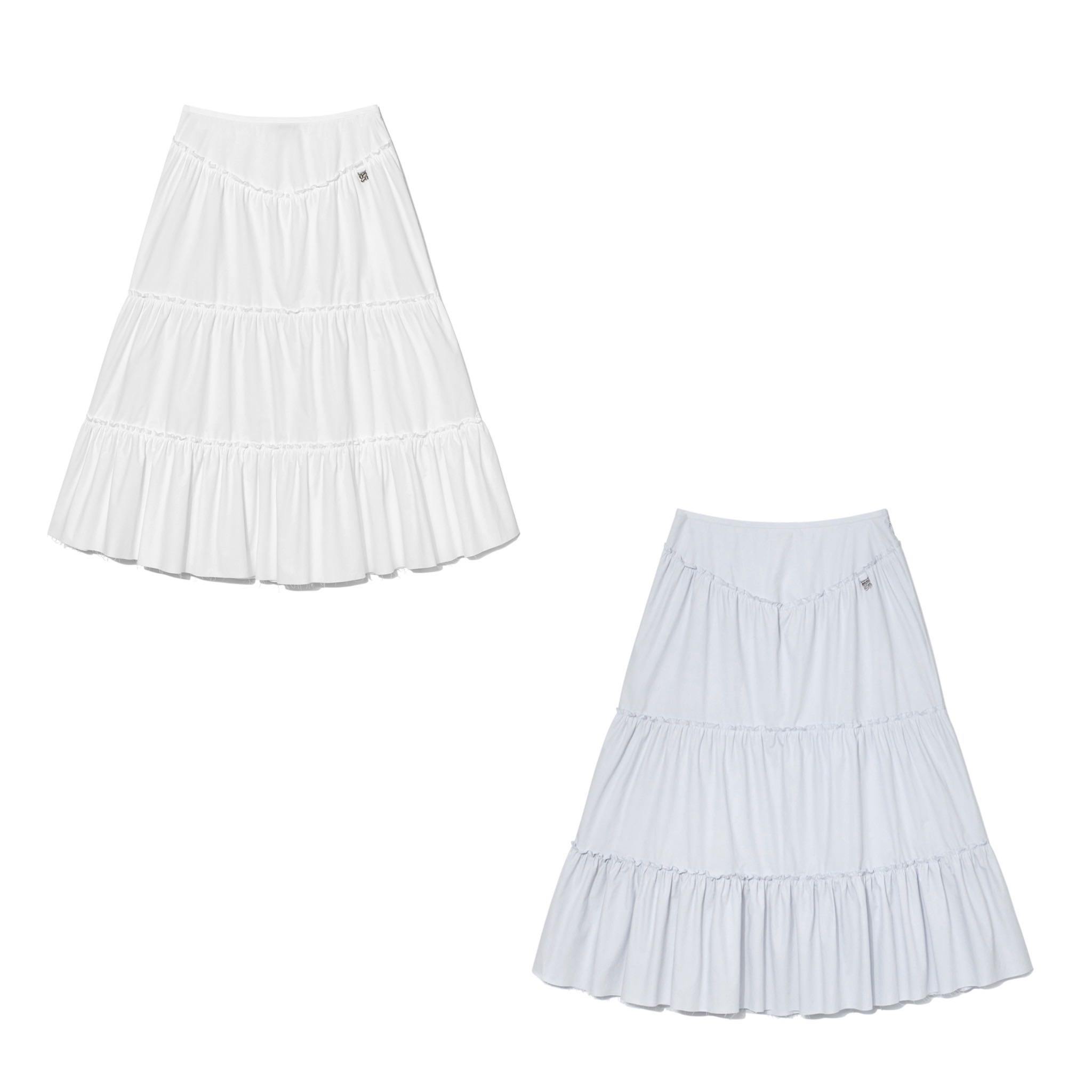 (PRE,รวมส่ง) Rodeo Tired Ruffle Skirt /glowny