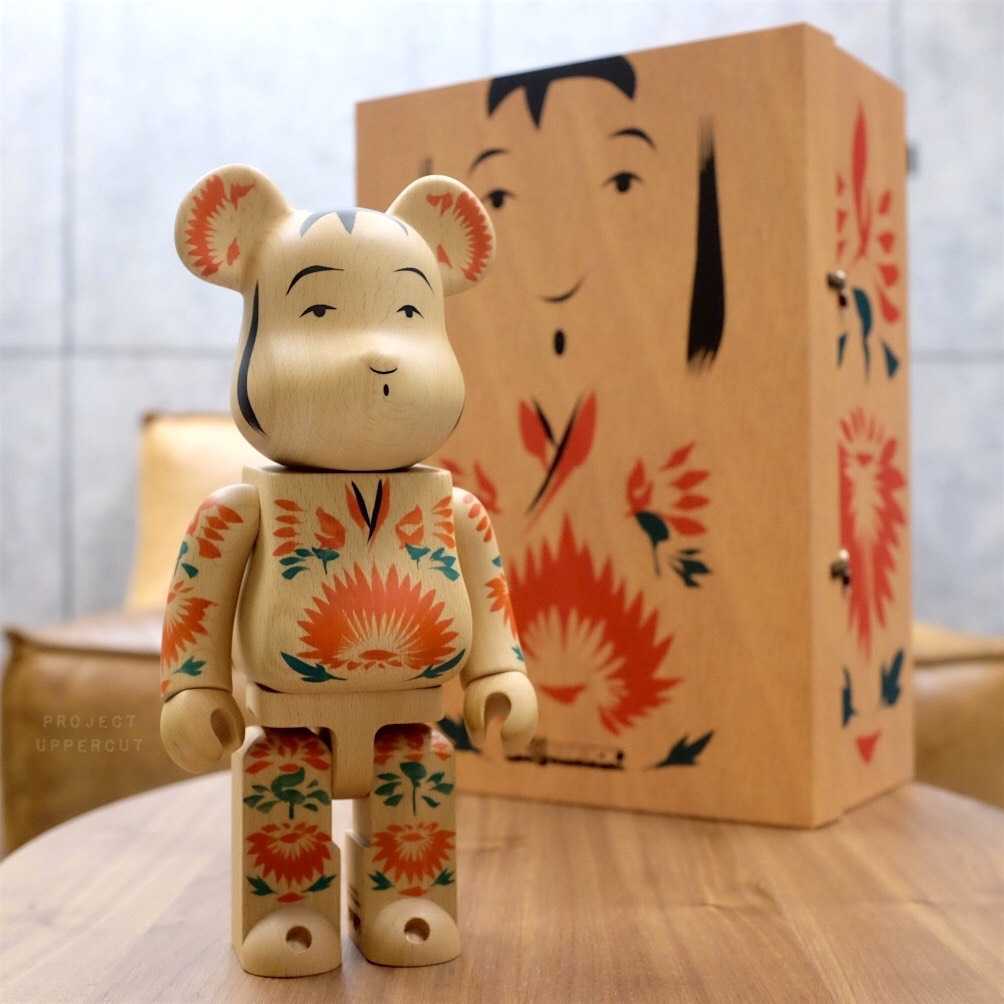 Bearbrick Karimoku Kokebrick 400% Wood