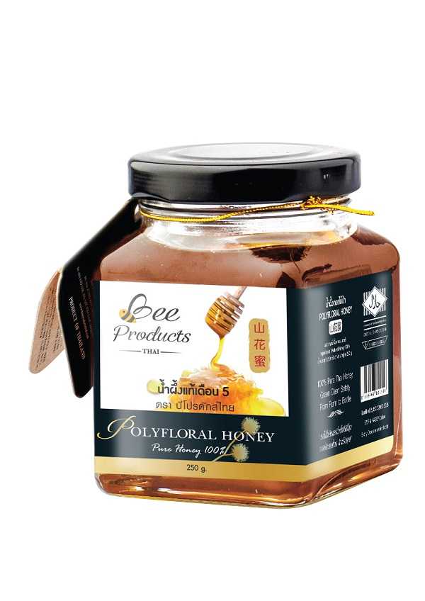 น้ำผึ้งดอกไม้ป่า Raw Honey 250 g.