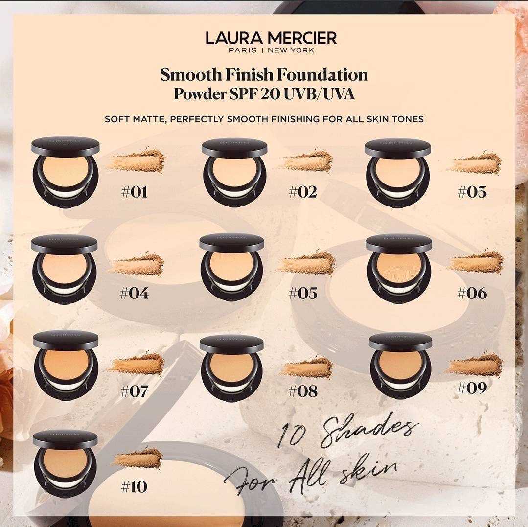 LAURA MERCIER  Smooth Finish Foundation Powder SPF20 UVB/UVA 🤍✨️