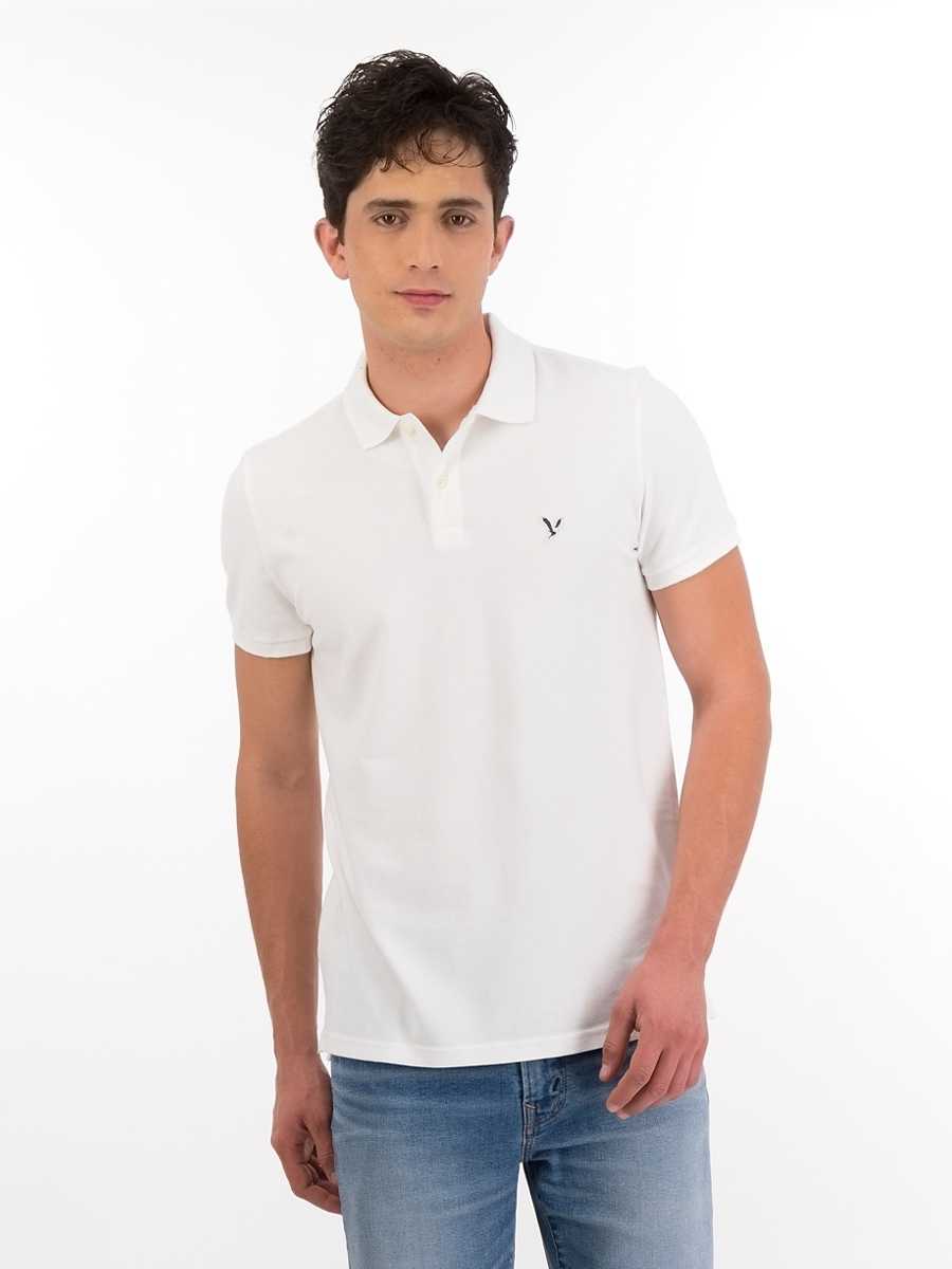 American Eagle Slim Flex Polo Shirt เสื้อโปโล ผู้ชาย ทรงสลิม