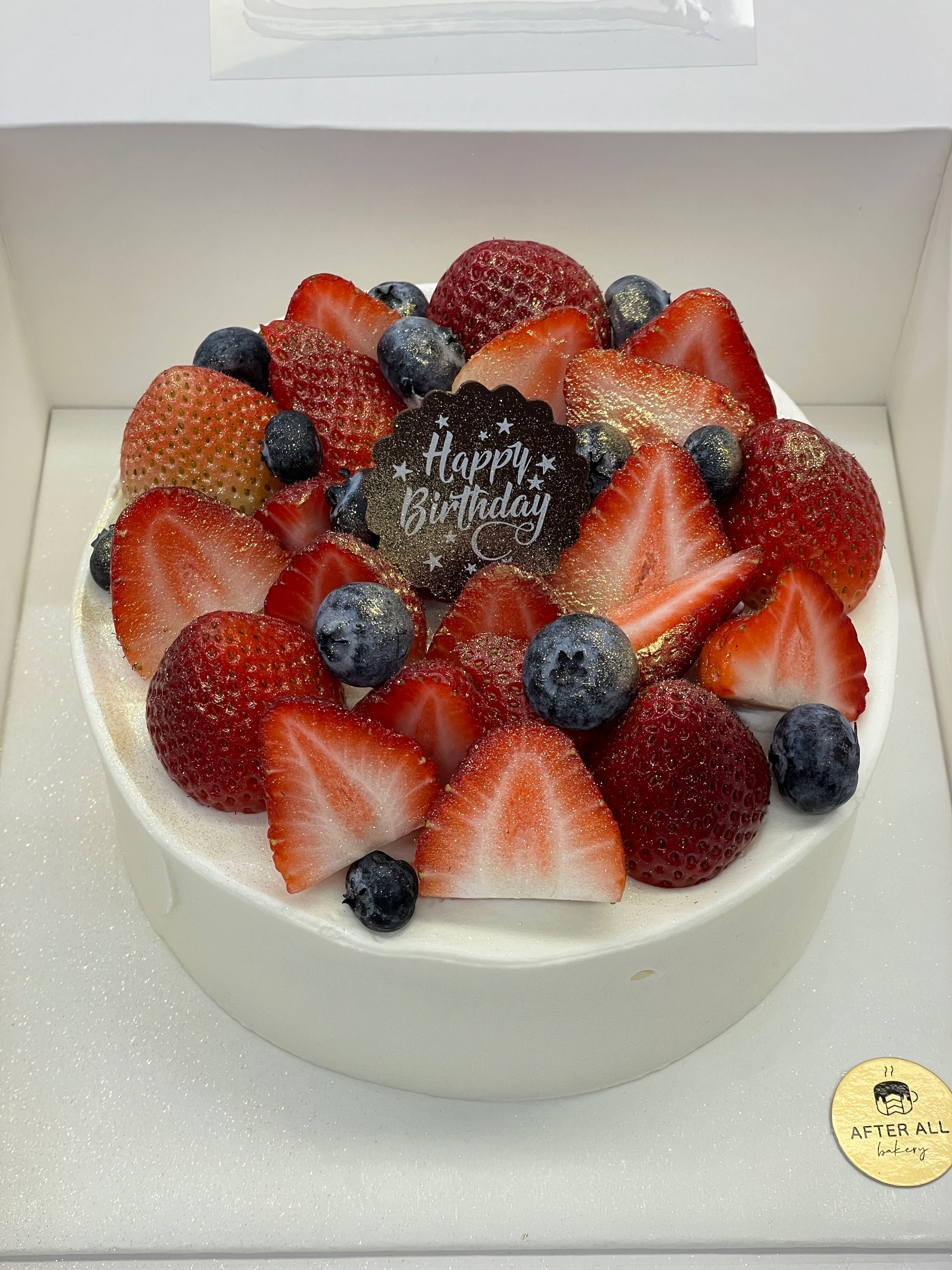 Strawberry shortcake with extra berries