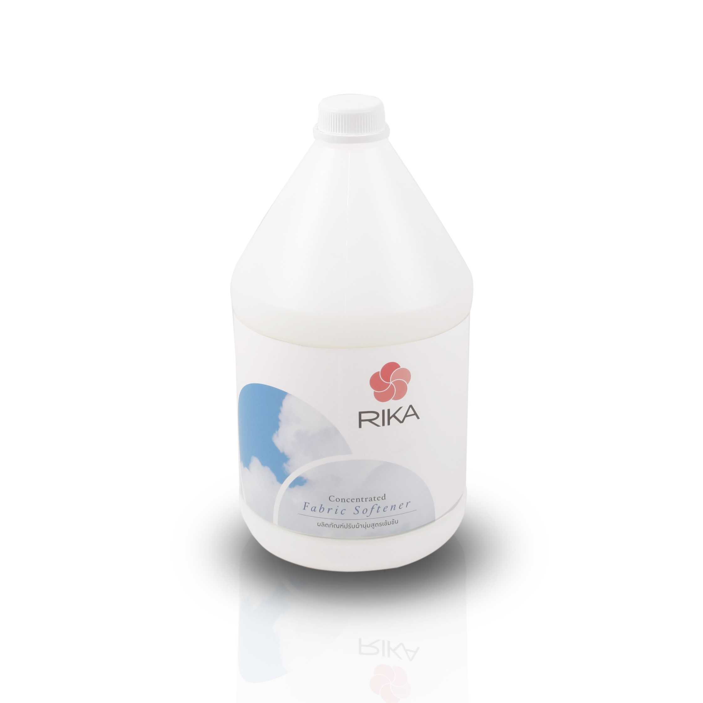 RIKA น้ำยาปรับผ้านุ่ม ขนาด 3.8 ลิตร กลิ่นหอมอ่อนโยน (CONCENTRATED FABRIC SOFTENER 3.8 LITER)