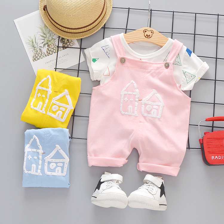👼ชุดเด็ก เสื้อผ้าเด็ก ชุด set เสื้อ+กางเกงเอี้ยม👼