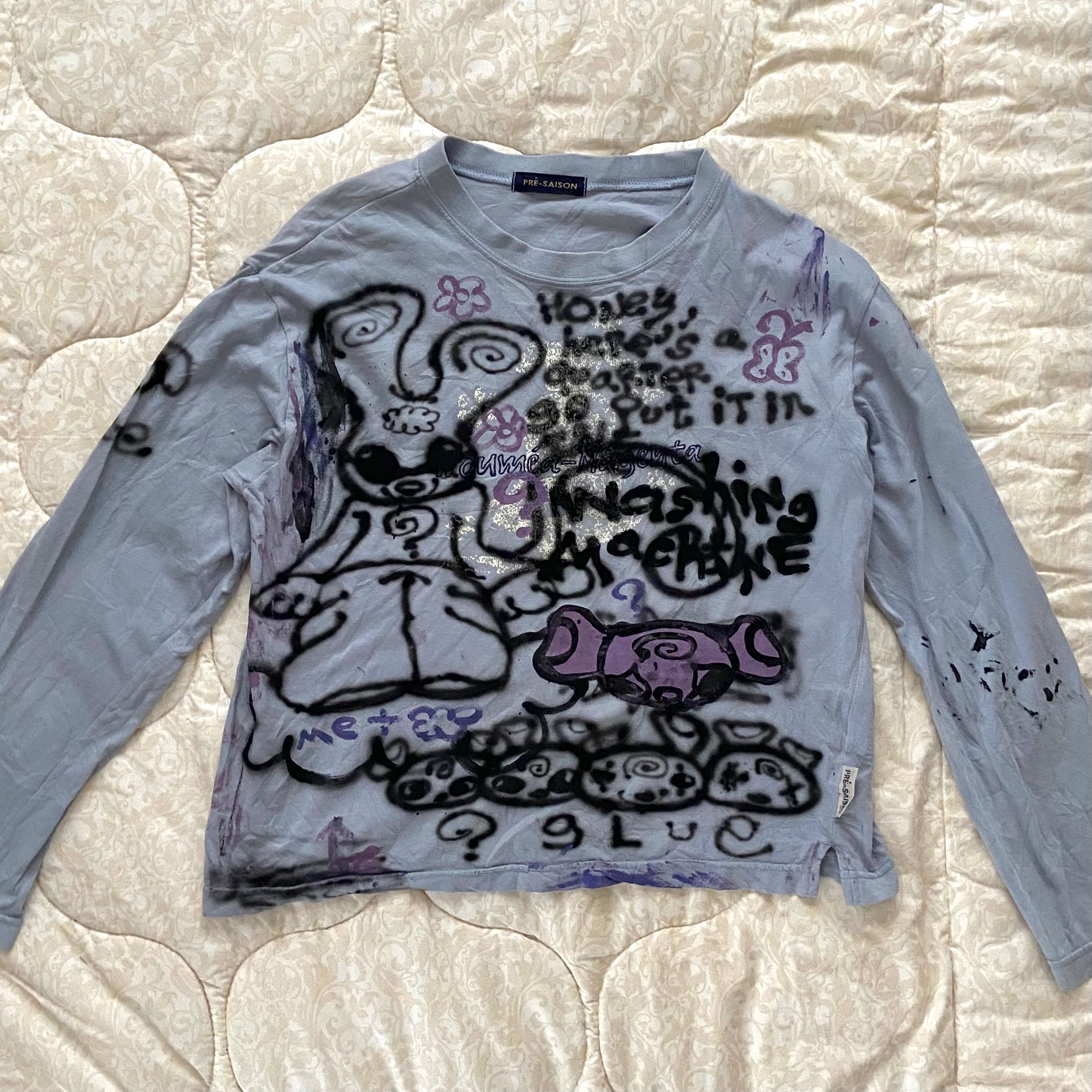 GluE washing machine long sleeves tee