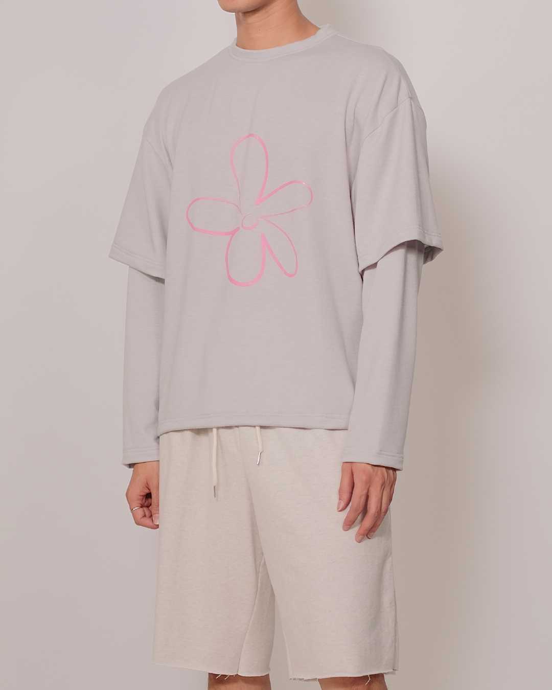 CLUB ✿ 05 Club Wonder Extended T in Light Grey
