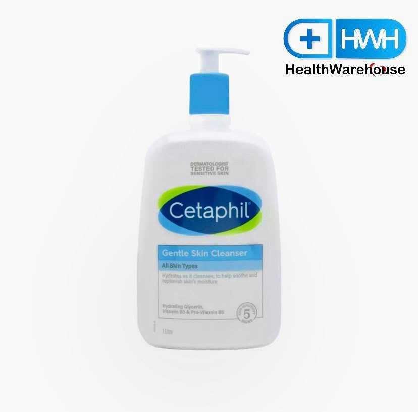 Cetaphil Gentle Skin Cleanser 1000 mL. เซตาฟิล คลีนเซอร์ ทำความสะอาดผิว ให้ความชุ่มชื่นกับผิว