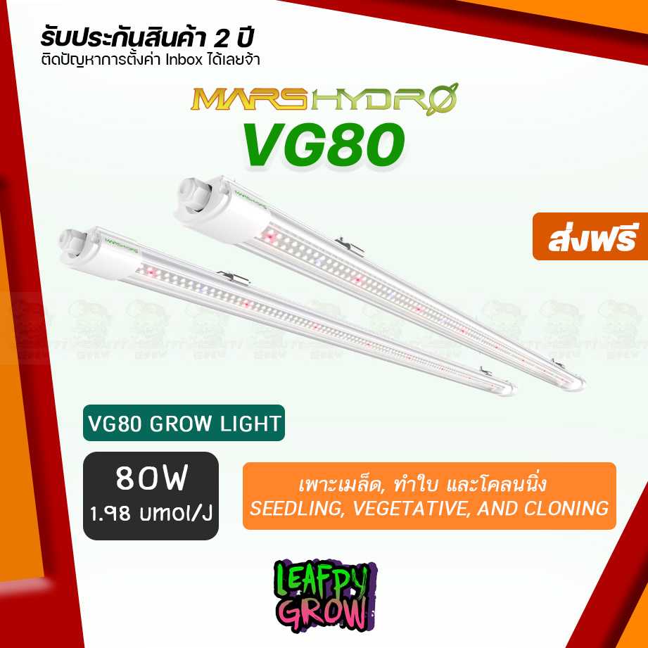 [ส่งฟรี]  VG80 80w MarsHydro  ไฟปลูกต้นไม้ ไฟเพาะเมล็ด - ทำใบ - โคลนนิ่ง Chip OSRAM - Full Sprectrum