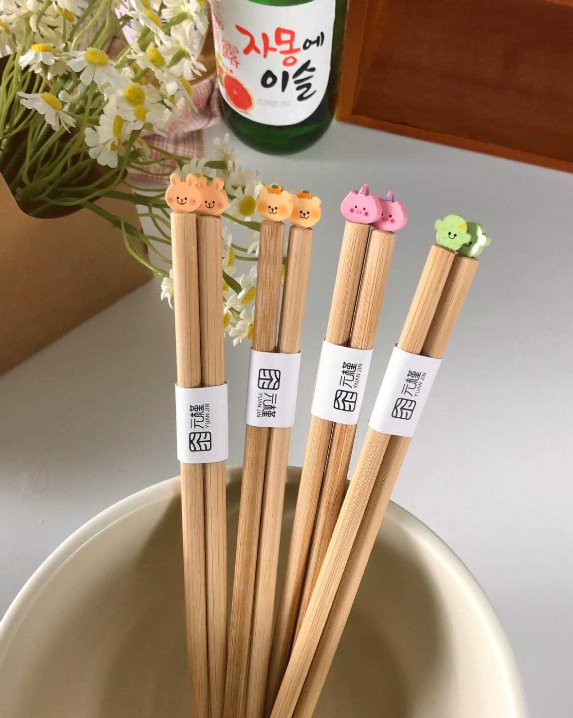ตะเกียบ cute cute 🐻🤎🥢🐶🐱🤍🐷🐰🥕🌵 Twinnies Decor