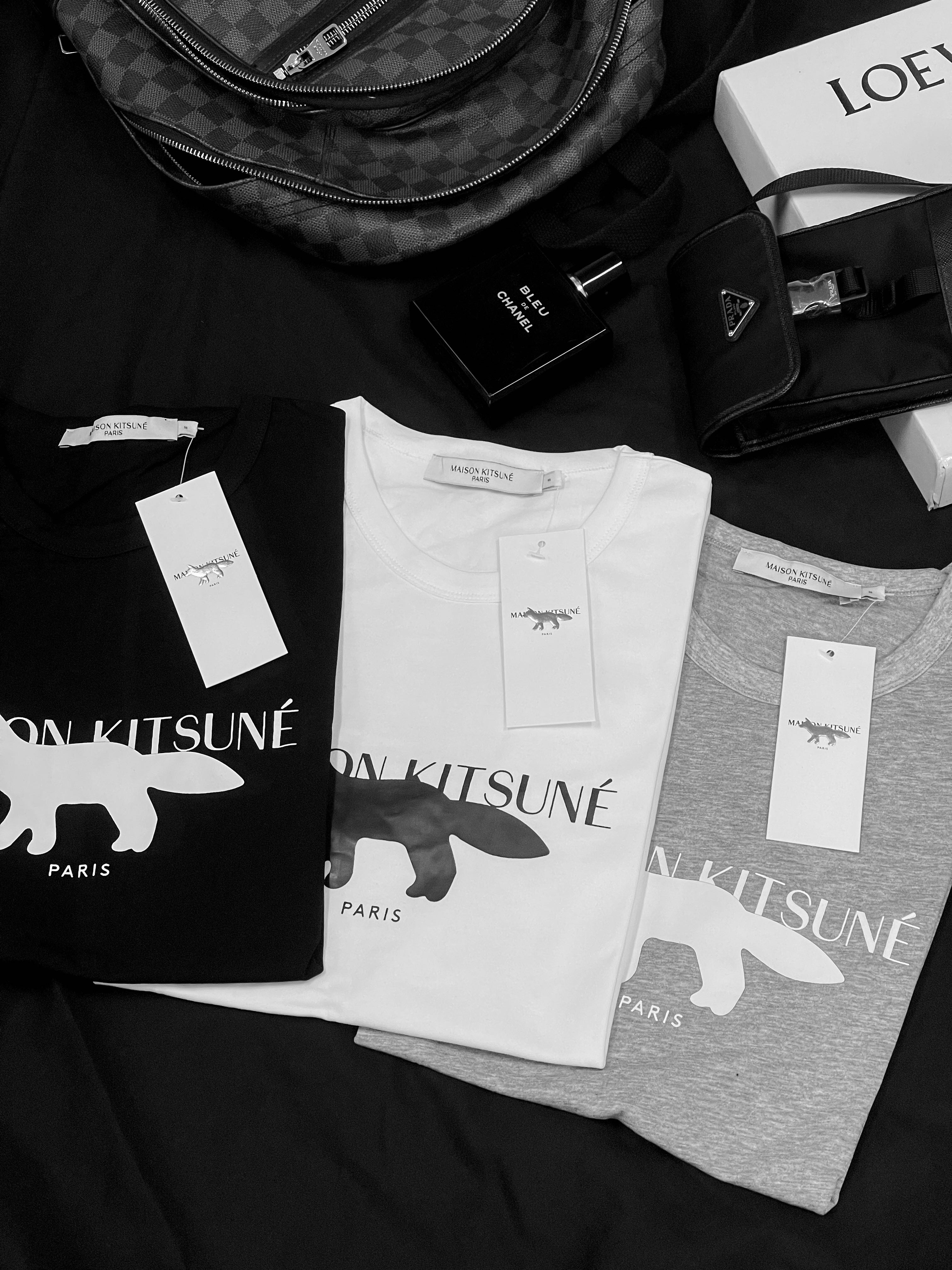 Maison kitsune FOX stamp tshirt 