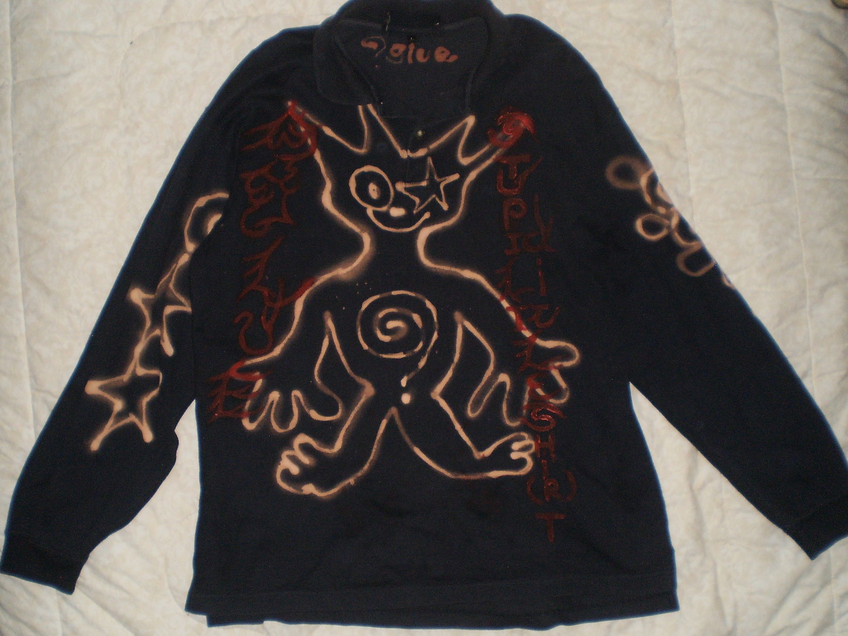 GluE st_pid little shirf (black with collar) 