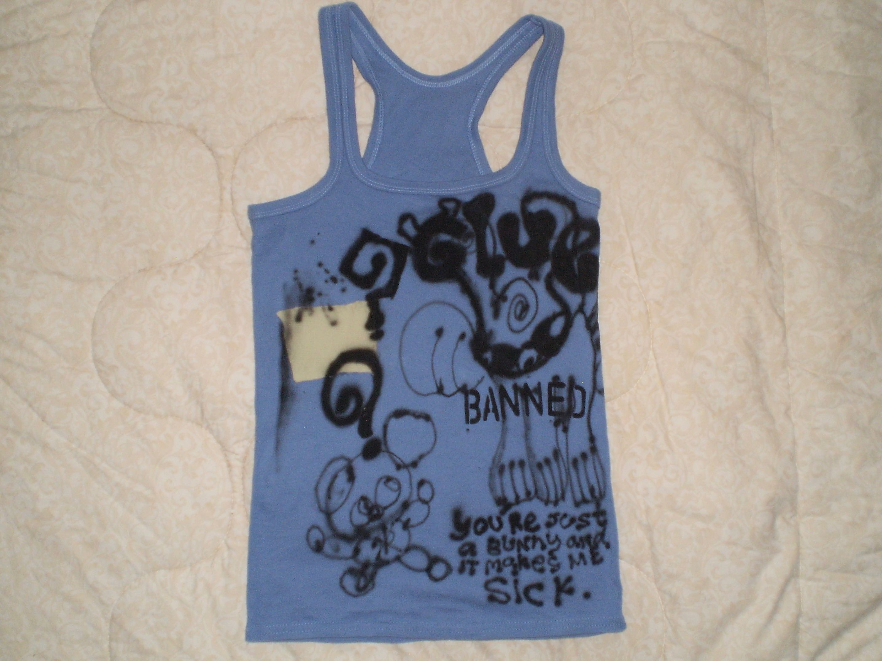 GluE bunny tank top
