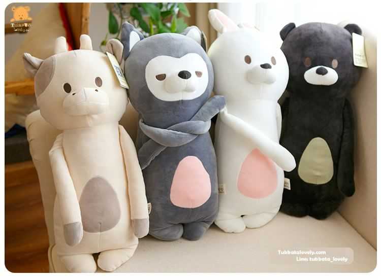 ตุ๊กตา 4 สหายจอมซน(วัว, จิ้งจอก, กระต่าย, หมี)