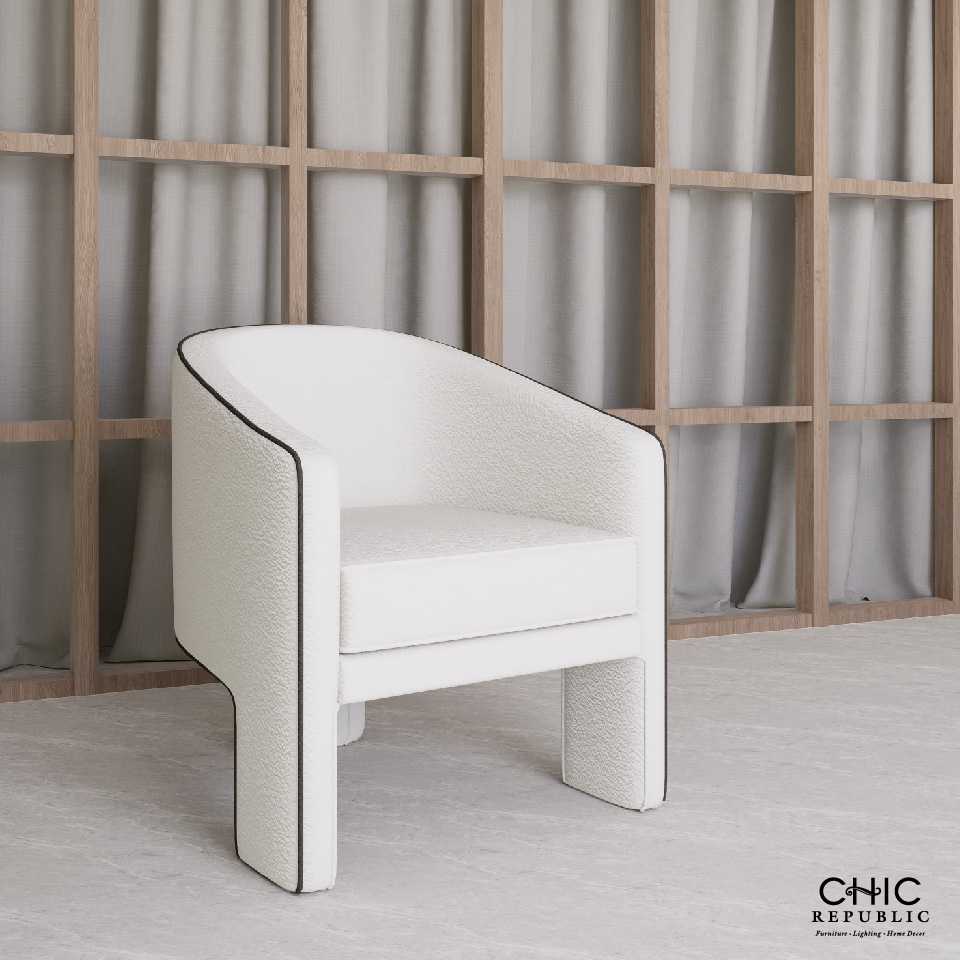Chic Republic RORY/1,โซฟา 1 ที่นั่ง - สี  เบจ , ครีม วนิลลา