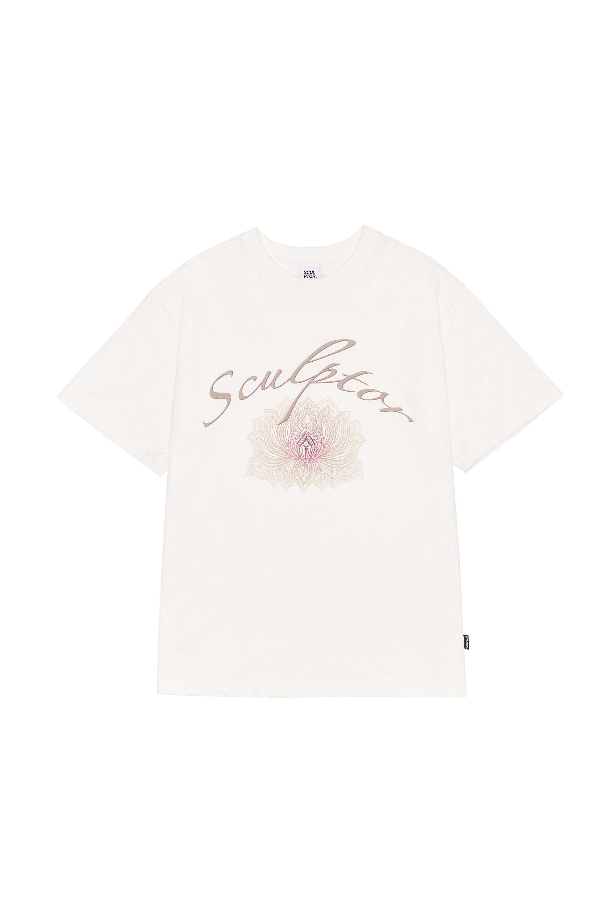 (pre,รวมส่ง)  Lotus Tee Ivory /sculptor