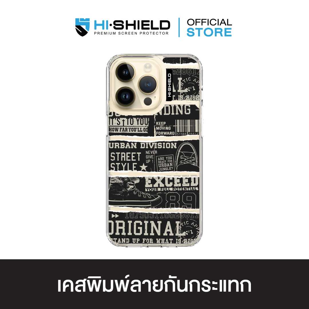 HI-SHIELD Stylish เคสใสกันกระแทก iPhone รุ่น Street2 [เคส iPhone13]