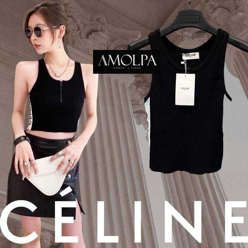 เสื้อกล้ามไหมพรมทอบาง CELINE