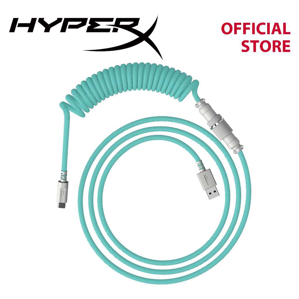 Hyper X Coiled Cable-Durable coiled cable, Stylish design, 5-Pin Aviator Connector,(6J681AA)