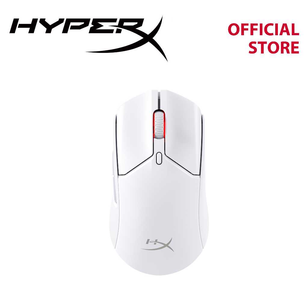 Hyper X Pulsefire Haste 2 Wireless Gaming Mouse White (6N0A9AA)